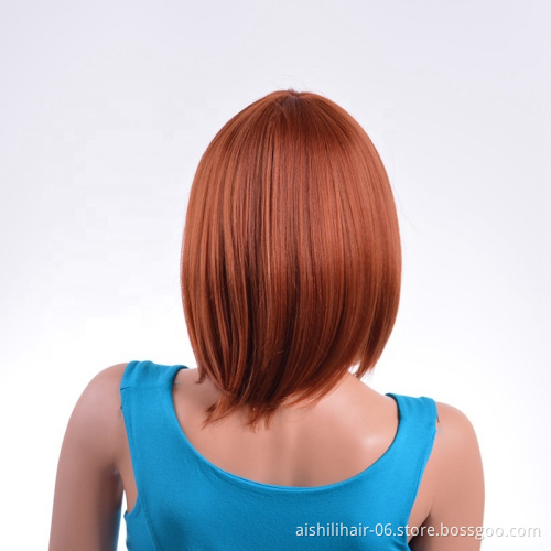 Wholesale lots of the best-selling claybank short synthesis wig bob for  the brazilians women